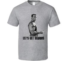 Lets Get Serious Arnold Schwarzenegger Bodybuilding Gym Gear T Shirt L