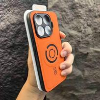 For Xiaomi 17T Pro Case New Fashion Hard For Magsafe Magnetic Anti Slip Anti-Fall Phone Back Cover For Xiaomi 17T Shell Bumper Xiaomi 17T oranžinė