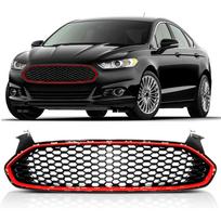 Ford Mondeo Fusion 2013-2016 JAV modelio juodos medaus koriaus vaiduoklio veido grotelės gray