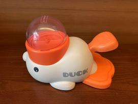 Intelligent Dog Automatic Feeder, Cat and Dog Feeder Toy, Interactive Pet Food Dispenser, Cartoon Duck Design, Pet Anti Slip
