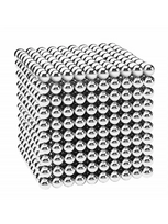 Magnetiniai rutuliukai, sidabro spalvos 3mm skersmens, 1000 vnt.