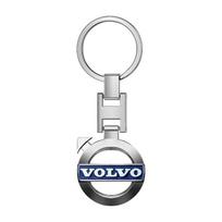 1 vnt. Automobilio stiliaus aksesuarai 3D metaliniai raktų pakabukai Automobilio logotipų emblemos Raktų pakabukas Volvo Rdesign XC90 S60 XC60 V70 S80 S40 V50 V40 V60 C30 S70 juoda