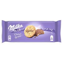 Milka Choco Grain Avižiniai sausainiai, padengti pieniniu šokoladu 126 g