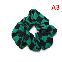 2021  Demon Slayer: Kimetsu No Yaiba Scrunchie Elastic Handmade Headbands pink
