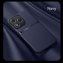 PU Leather Magnetic Case for Honor 400 Lite 5G Protective Cover Back Shell Coque Fundas Capa Honor 400 Lite tamsiai mėlyna