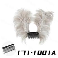Synthetic Messy Bun Hair Piece Side Comb Clip In Hair Bun Tousled Updo Hair Buns Adjustable Styles Easy Hair Scrunchies For Women KTB 30cm white