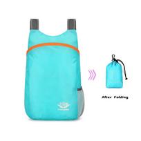 Skin-Friendly Ultralight Sports Bag – Unisex Portable Foldable Travel Backpack Not waterproof ežero žalia spalva