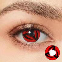 (-1.00~-6.00 val)Spalvoti kontaktiniai lęšiai JeweLens 2vnt Anime Cosplay 0.00/Plano