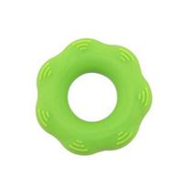 Hand Massage Grip Finger Strength Exercise Training Rehabilitation Silicone Ring green