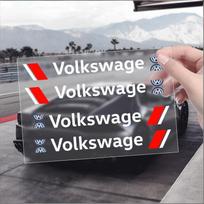 VW GTI GOLF 4 vnt. Automobilio durų apsauga nuo įbrėžimų Automobilio durų rankenėlių apsauginės lipdukai Valytuvų lipdukai Volkswagen VW Golf 4 7 MK3 4 7 Touran gray