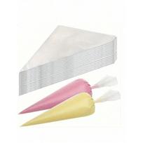Piping Bags, 100 PCS Clear Disposable Icing Bags, Thickened Non-Slip And Anti-Burst Pastry Bags For Baking And Decorating Desserts Cakes Cookie Large (100/pack)