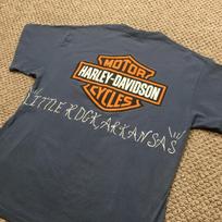 Vintažiniai Harley-Davidson marškinėliai Vyriški XL Mėlyni Erelis Dieviškas Didelis Logotipas 90-ųjų Unisex T-shirt L gray