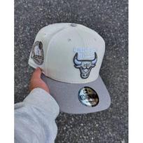 Naujas2026Krepšinio komandos kepuraitė Chicago Bulls siuvinėta beisbolo kepuraitė lauko sportui vyrams ir moterims Adjustable（54cm-62cm） gray