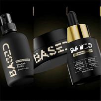 Based 3-Piece Hair Styling Set - Sea Salt Spray, Serum & Black Clay | Volumizes Natural Finish less