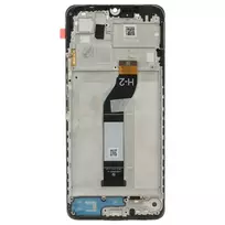Xiaomi LCD Display + Touch Unit + Front Cover for Redmi 13C/Poco C65 Black (Service Pack)