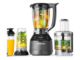 NUTRIBULLET NBF580B Triple Prep System Food Processor Black