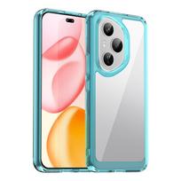 For Honor 400 Pro Global Case for Honor 400 Pro Global Cover Shell Shockproof Transparent Silicone Case for Honor 400 Pro Global Honor 400 Pro (Global) ežero mėlyna spalva