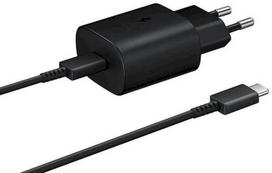 SAMSUNG EP-T1510EBE + EP-DA705BBE Travel Charger 15W + USB-C to USB-C Data Cable black (bulk)