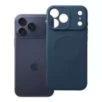 OEM Silicone phone case with MagSafe support for iPhone 17 Pro Max | iPhone 18 Pro Max navy