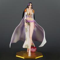 26.5cm/10.43in Anime ONE PIECE Figure Boa Hancock Action Figures Pvc Statue Desktop Ornamen Collection Model Toys Gifts gray