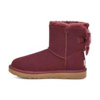 UGG Mini Bailey Bow Boots 'Wild Grape' Women's 1138172-WGRP 38 brown