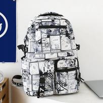 Grafiti kuprinės vyrams ir moterims, pagrindinės mokyklos moksleiviams, naujos, didelės talpos, vidurinės mokyklos moksleiviams, studentams, vyriška kuprinė