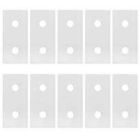 10Pcs Aluminum Joining Plate 2 Hole 3030 Aluminum Flat Connecting Plate Reinforcement Plate Flat Vertical Connection Tool