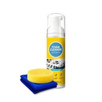 Powerful & Multipurpose Car Interior Foam Cleaner, All-Purpose Rinse-Free Foam Cleaner, Effective Car Interior Cleaner 2-in-1 Removal Kitchen Bathroom 1 Set