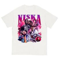 France Rapper Niska Vintage Bootleg Merch 2026 T shirt 100Cotton Unisex Unisexs Unisexs TShirt Fans Tour Hiphop Y2k Casual Tee 4XL