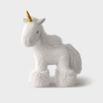 Starry sky unicorn pony doll simulation plush toy little white horse birthday gift female soothing doll 12cm0.05kg balta