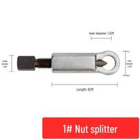 Rusty Nut Breaker Set - Quick Screw Extractor & Separator for Auto Repair Model 1 red
