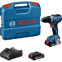 Bosch GSR 18V-65, 2x2.0Ah, GAL 18V-20, L-Case 06019N3000