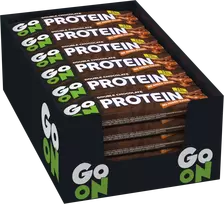 Šokoladinis baltyminis batonėlis GO ON PROTEIN Double Chocolate, 45 g x 24 vnt