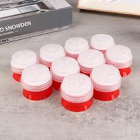 10Pcs Mushroom Grow Bag Sealer Collar Waterproof Garden Planter Tools Sealable Sub-Mother Ring Cover for Indoor Gardening white