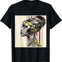 CYBERPUNK AFROPUNK T-Shirt S juoda
