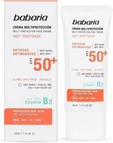BABARIA - Babaria Saulės daugiafunkcinis apsauginis kremas nuo dėmių SPF50 50ml