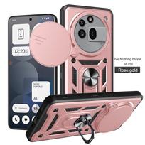 For Nothing Phone 3A Pro Case Nothing Phone 3a Pro Cover Magnetic Ring Holder Armor Phone Case Slide Camera Protect Back Cover Nothing Phone (3a) Pro