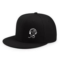 New Fashionable Villain Design Casual Peaked Cap for Men and Women, Versatile Outdoor Hip-hop Flat Brim Sports Hat juoda