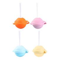 Yousheng Silicone Lollipop Ice Cream Maker, Homemade Popsicle Molds, DIY Popsicle Maker for Kids, Lollipop Ice Cream Mold, Reusable Popsicle Molds, 4pcs
