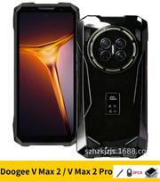 Dėklas telefonui Doogee V Max 2 / V Max 2 Pro, stovas Doogee V Max 2 juoda