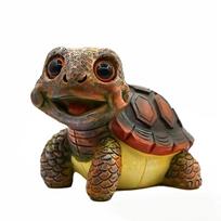 Cartoon Big Eyed Turtle Ornament Collectible Marine Life Ornaments  Children Toys Turtle