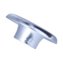 73mm/2.9in Car Short Ram Cold Air Intake Turbo Horn Aluminum Velocity Stack AdapterSilver