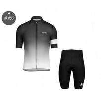 Unisex Cycling Jersey Bib Shorts Set Quick-Dry Road Bike Apparel Men Women XS gray