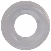 Rock Solid Ribbed Donut Black Erekcijos žiedas