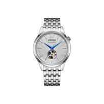 Citizen Mechaninis judėjimas Nerūdijančio plieno dirželis Laikrodis Unisex Baltas ciferblatas NH9130-84A White Regular Watch Box