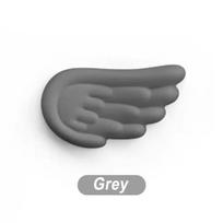 Keyboard Mouse Wrist Rest Angel Wing Memory Foam Mouse Pad Set Wrist Support Ergonomic Non-Slip for Computer Laptop Easy Typing gray