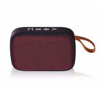 Portable Fabric Bluetooth Speaker Mini Wireless Bluetooth Speakers Outdoor Indoor HIFI Loudspeaker Support TF Card FM Radio Aux raudona