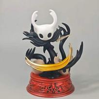 Stock In Hollow Knight Silksong Anime Figure Lower Chop Posture Hollow Knight Action Figure Collection Model Ornament Toys Gift black