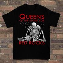 Queens of the Stone Age Band Red Rocks T-Shirt Unisex Cotton Tee S-4XL VN1140 Unisex T-Shirt S įvairiaspalvis