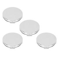 4PCS 65MM 2.6 Inch Wheel Center Caps Anti Falling Fastening 62.2mm ID Universal Hub Center Cover Plated